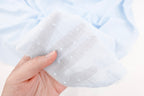 Cinderella Blue 100% Cotton Swiss Dot