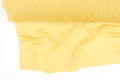Mustard Yellow Swiss Dot Chiffon with Metallic Details