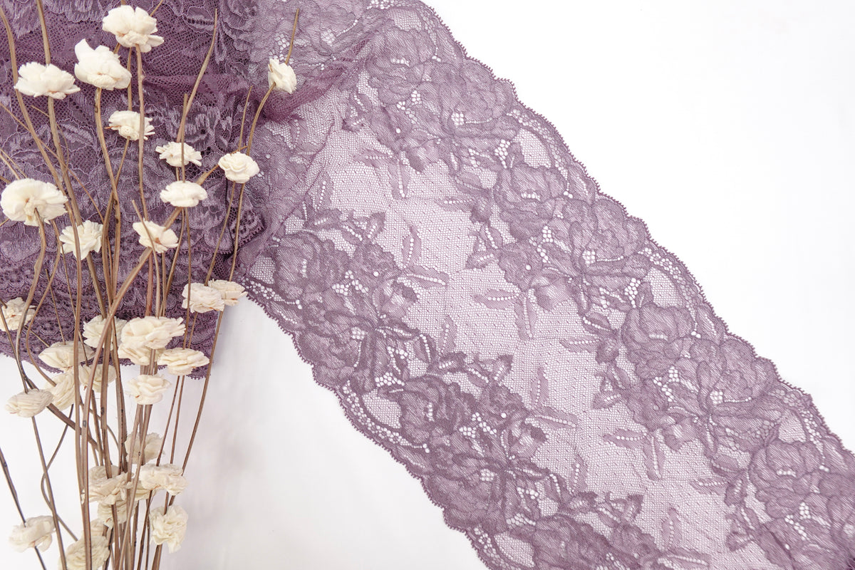 Dark Lavender Haze 9.5" Lace