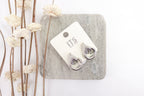 Silver Toned Chunky Door-Knocker Drop Earrings