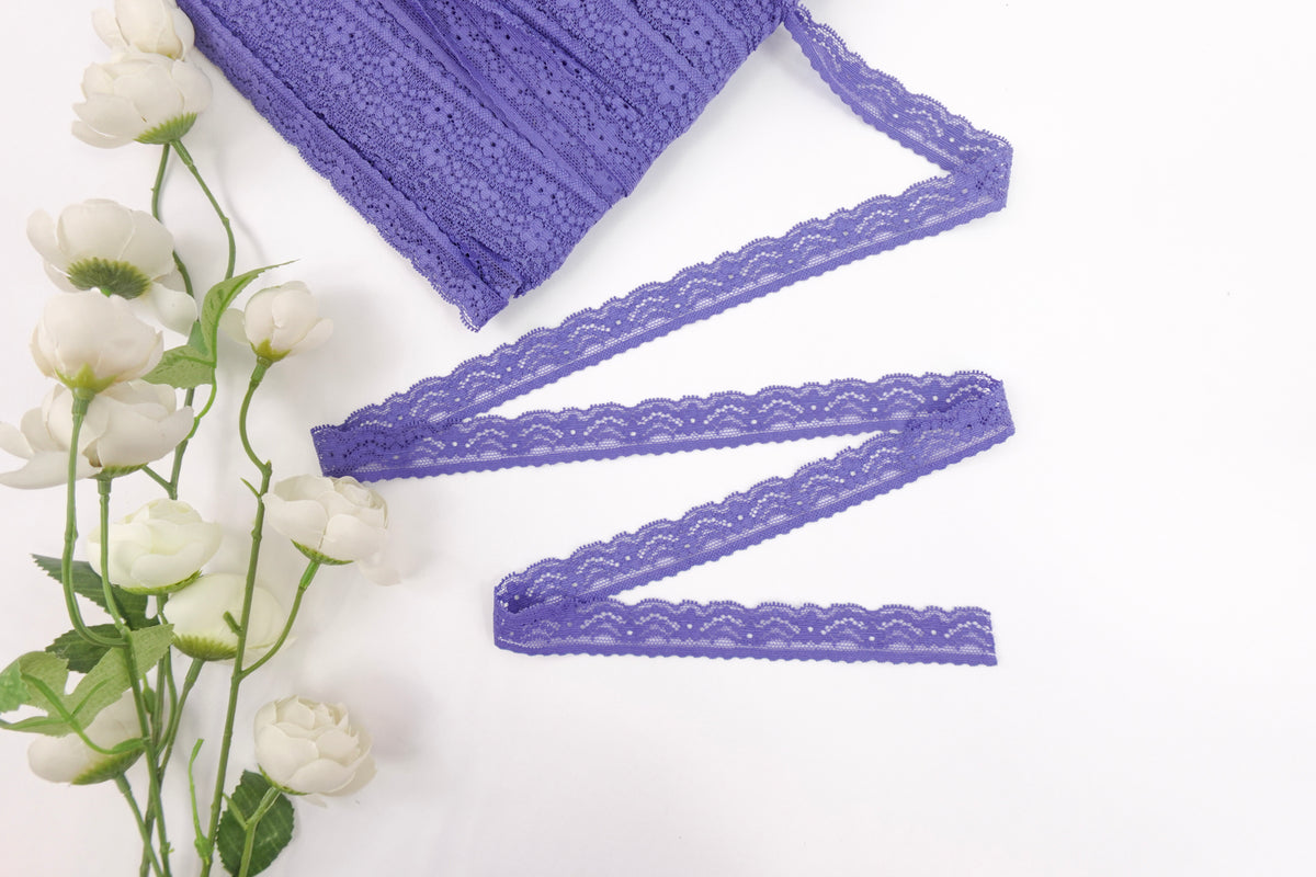 Indigo 1" Lace Trim