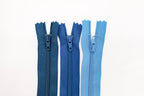 Medium Regular Zippers Neutrals & Blues