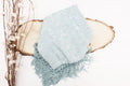 Opal Tone On Tone Church Scarf with Fringe