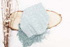 Opal Tone On Tone Church Scarf with Fringe
