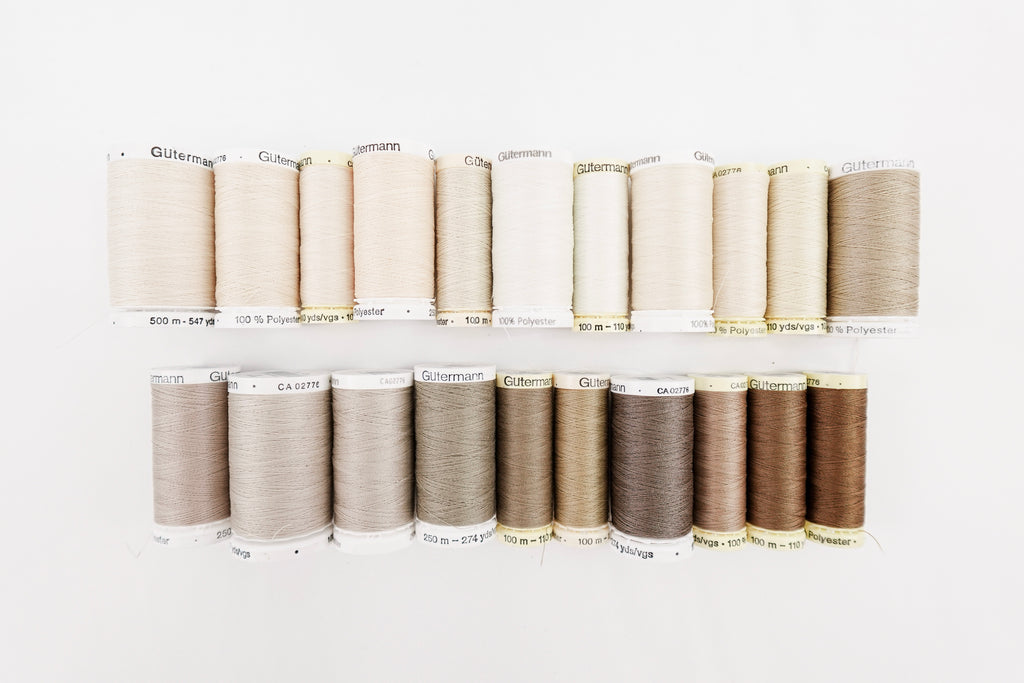 Thread Creams, Tans, Browns