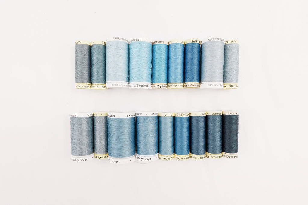Gutermann Thread Muted Blues