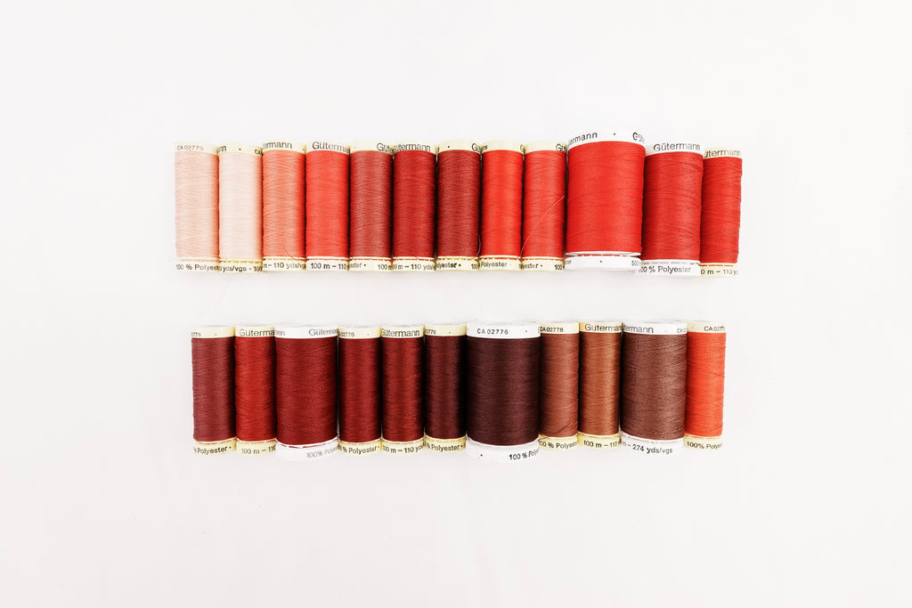 Gutermann Thread Corals & Reds