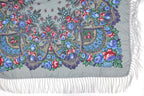 Dark Grey Russia Style Church Scarf