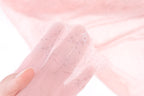 Peony Pink Metallic Foil-Printed Silk Organza