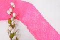 Hot Pink 7.5" Lace