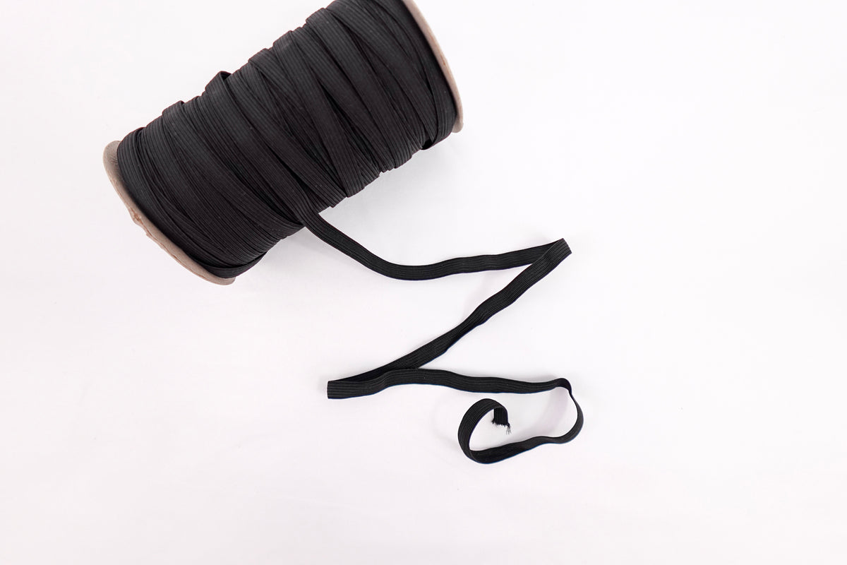 Black 10mm Elastic