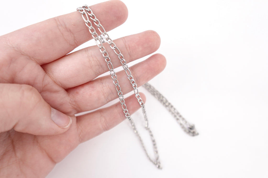 Stainless Steel 21.5" Chain Necklace