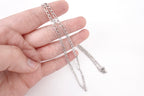 Stainless Steel 21.5" Chain Necklace