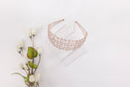 Cubic Zirconia Rose Gold Headband
