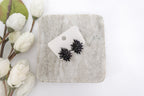 Black Cubic Zirconia Small Studs