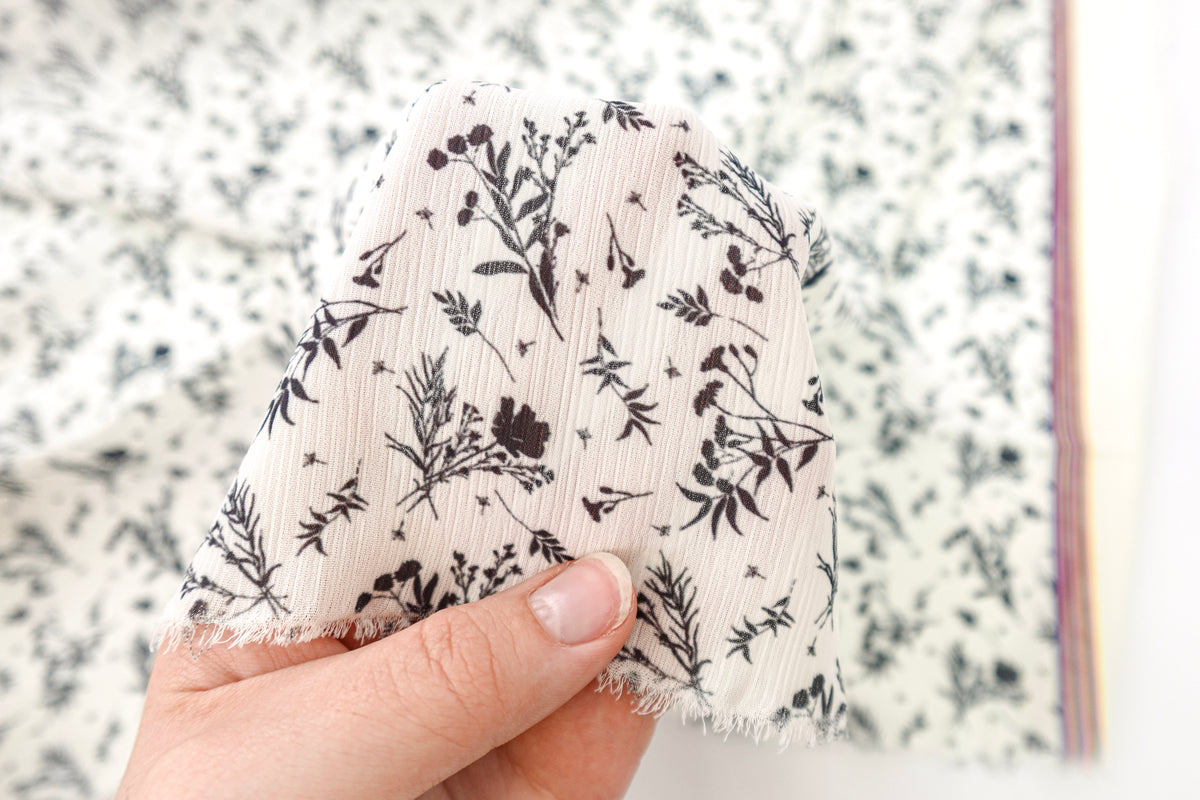 Buttercream & Black Canadian Feel Print