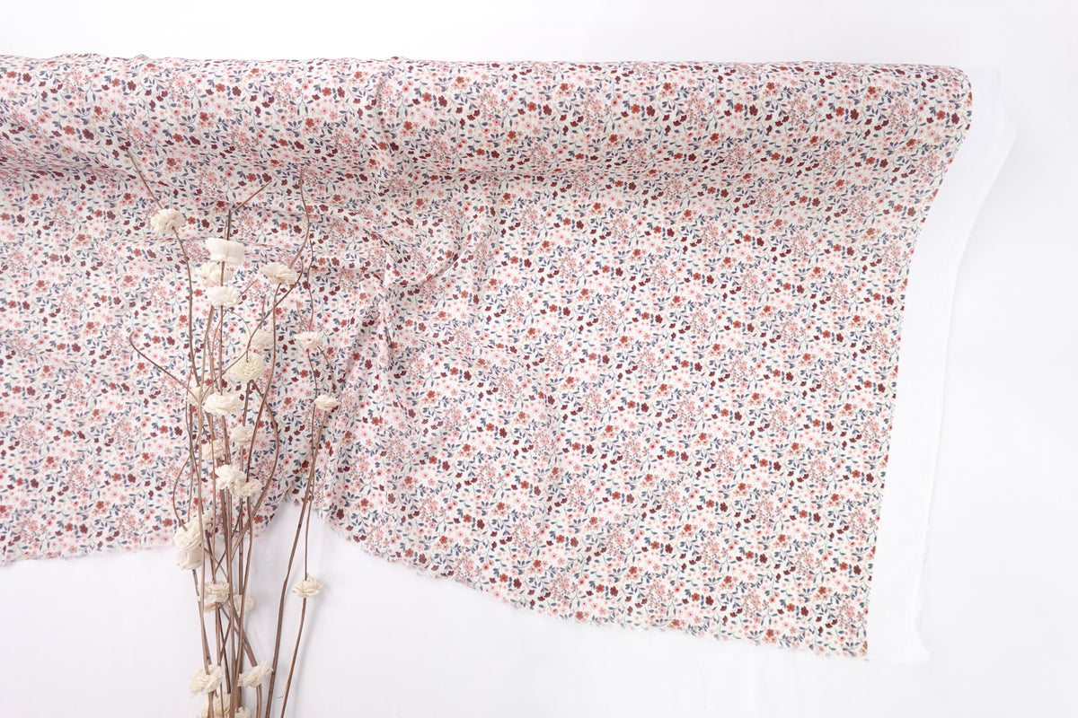 Red Brown & Pink Canadian Feel Print