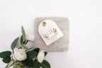 Gold Dipped Freshwater Pearl C-Shaped Stud Earrings