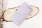 Bright Purple Roses Design Two Tone Church Scarf with Frayed Edge