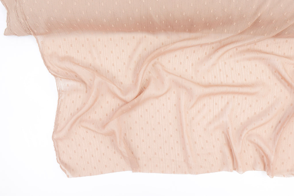 Filbert Swiss Dot Chiffon with Metallic Details