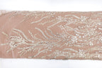 Rosegold Glitter & Sequin Bridal Lace
