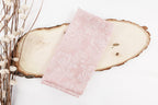 Fairytale Pink Roses Design Two Tone Church Scarf with Frayed Edge
