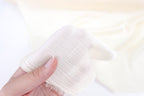 Cotton Cream Crinkle Sheen