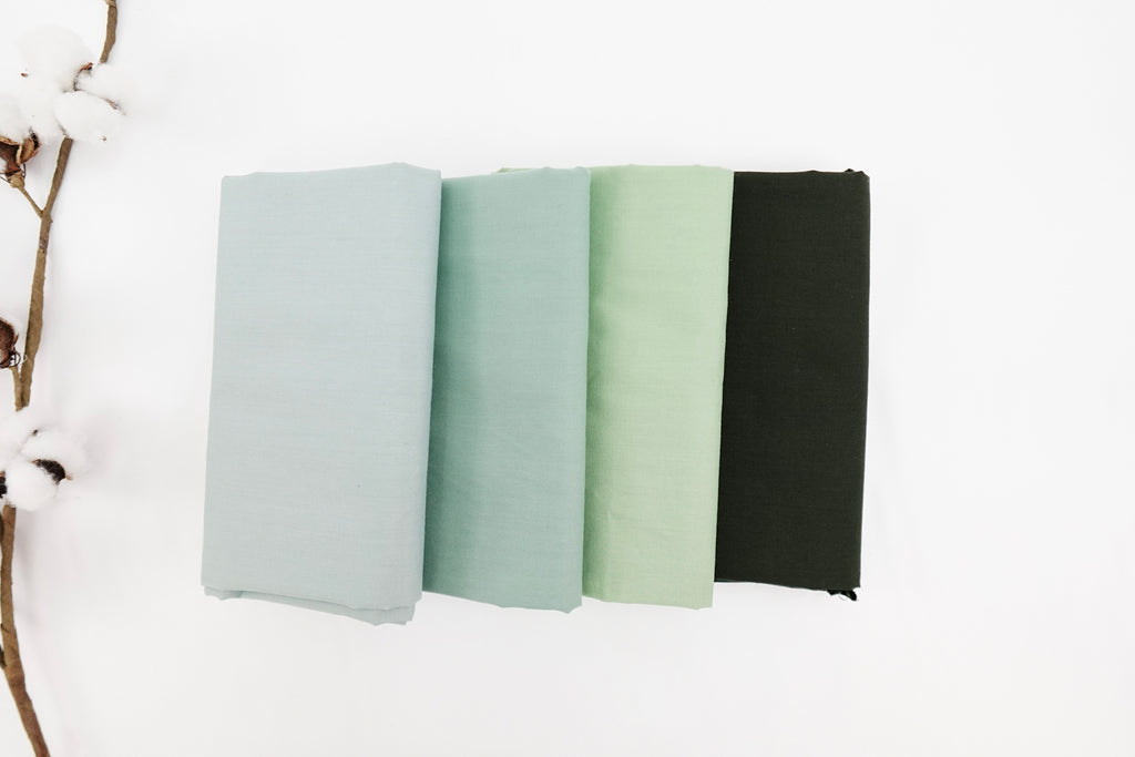 Broadcloth Muted Greens