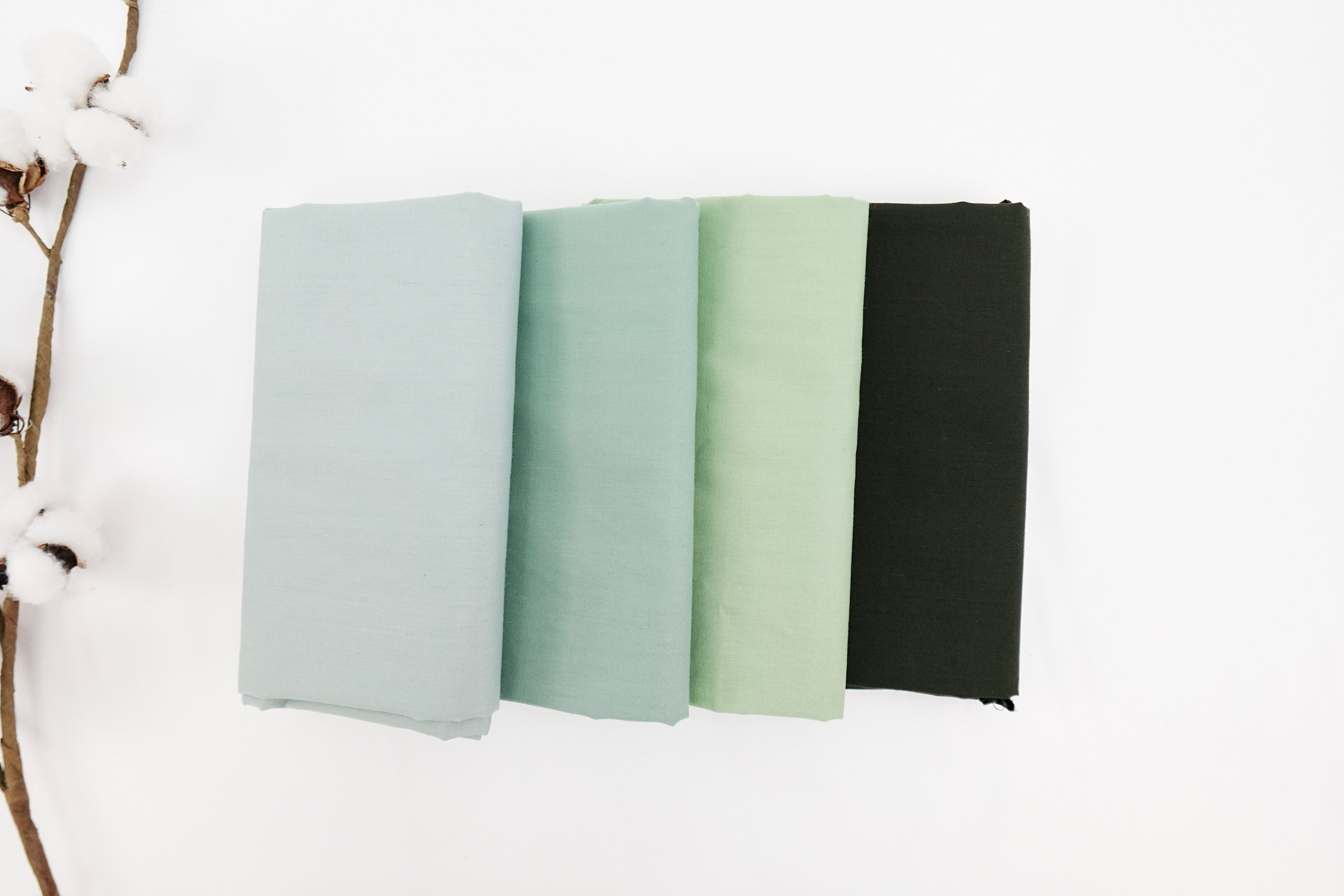 Broadcloth Muted Greens