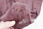 Cabernet Tone On Tone Church Scarf with Fringe