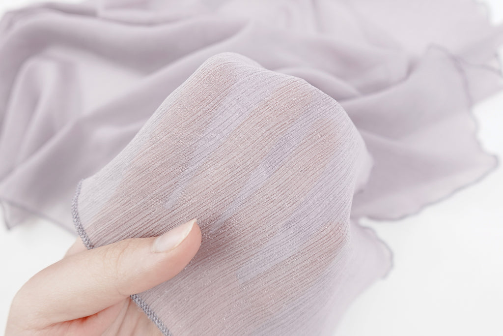 Lavender Haze Triangle Shimmer Scarf