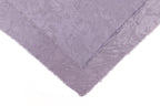 Blackberry Tulips Design Two Tone Church Scarf with Frayed Edge