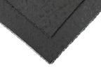 Black Tulips Design Two Tone Church Scarf with Frayed Edge