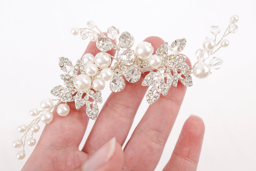 Pearls and Diamonds Hairclip
