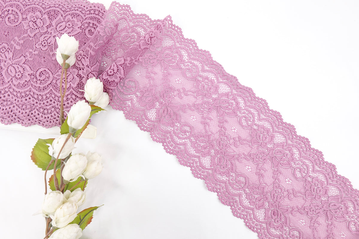 Lavender-Pink 6" Lace
