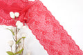 Lipstick Red 6.5" Lace