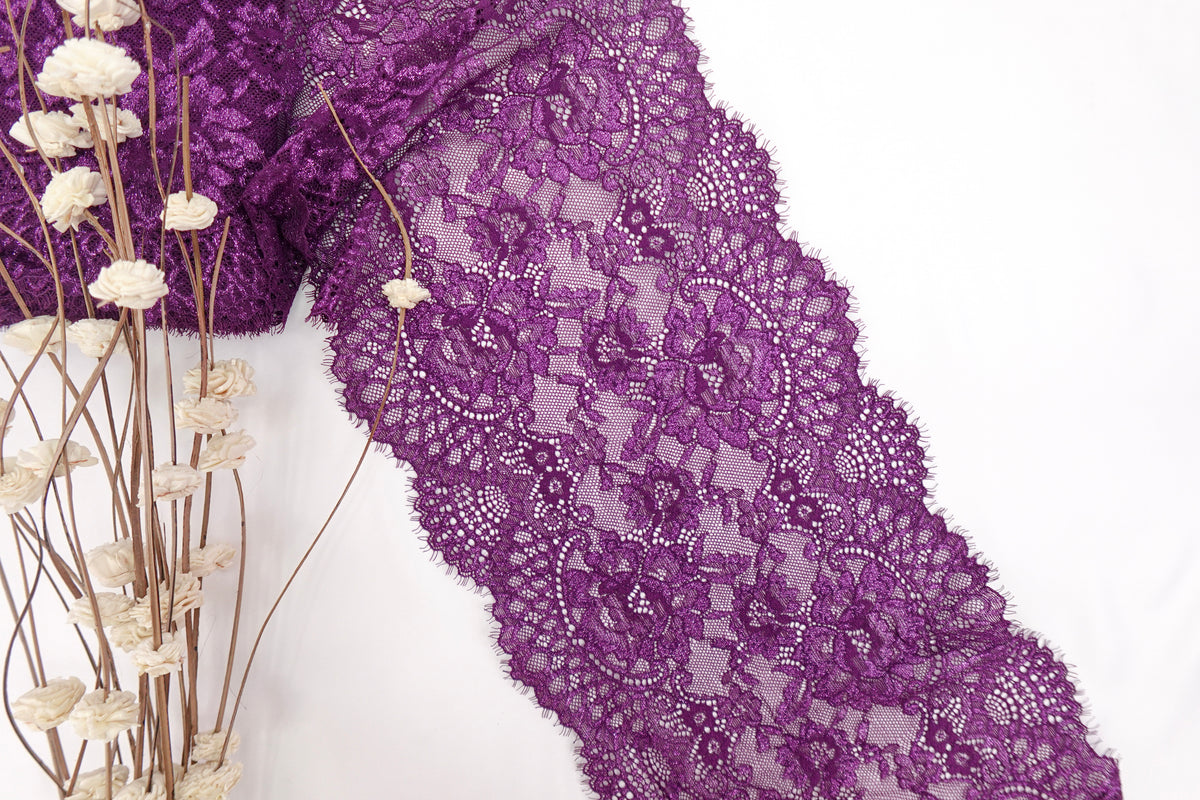 Light Blackberry 9" Lace