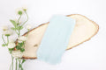 Elsa Blue Solid Square Scarf