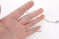 Stainless Steel 21.5" Chain Necklace
