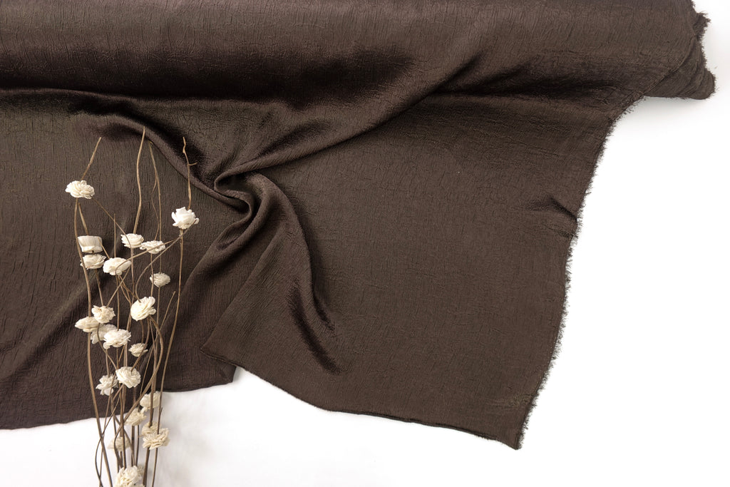 Chocolate Brown Velvet Feel