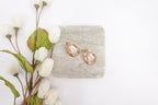 Gold-Toned Iridescent Crystal Statement Earrings