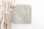 Silver Toned Leaf Dangle Earrings