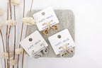 Crystal Interlocking Hoop Earrings