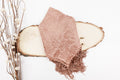Copper Tone On Tone Church Scarf with Fringe