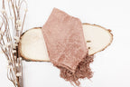 Copper Tone On Tone Church Scarf with Fringe