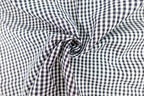 Black Polycotton Gingham