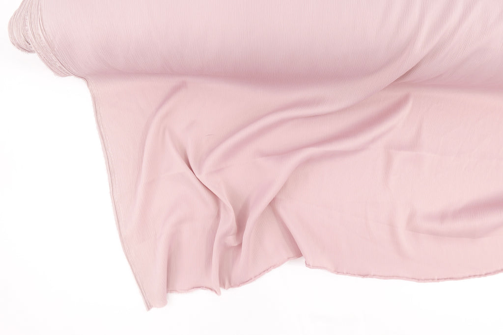 Mauve Pink Crinkle Sheen