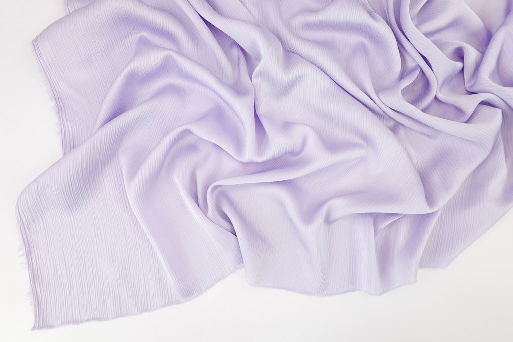 Purple Heather Crinkle Sheen