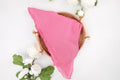 Aurora Pink Triangle Shimmer Scarf