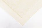 Cotton Cream Roses Design Two Tone Church Scarf with Frayed Edge